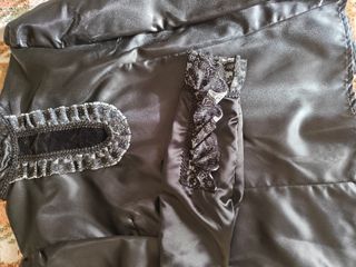 Blusa Baturra Negra con Encaje