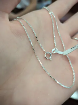 Cadena Plata 925 Cuadrada 45cm