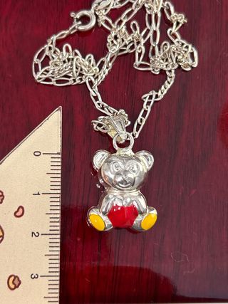 Collar Oso Plata 