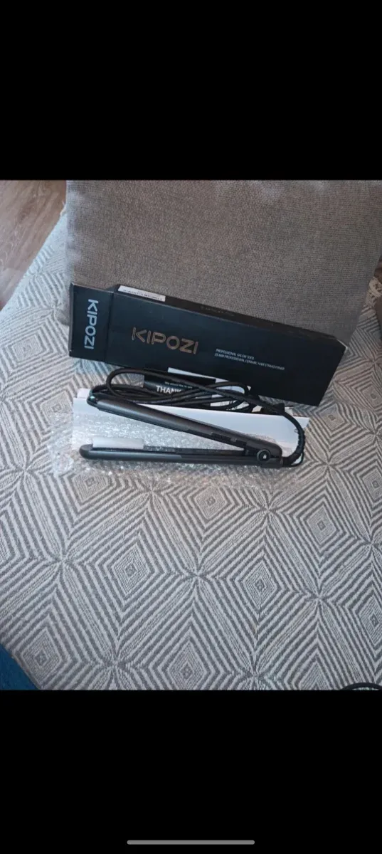 Plancha de pelo profesional nueva negra