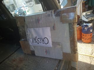 Espejo con marco de cristal