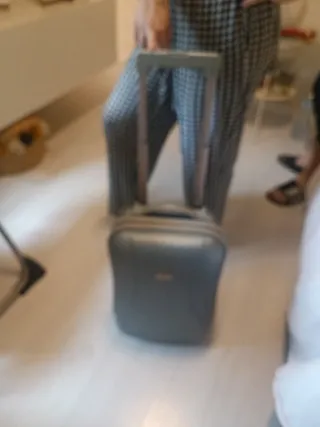 Maleta pequeña gris