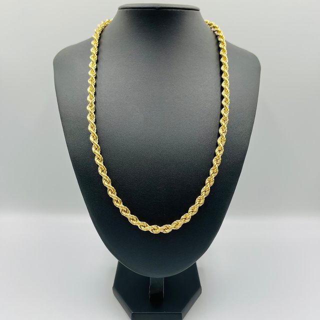 CORDÃO SALOMÓNICO. Oco. Ouro 18k.