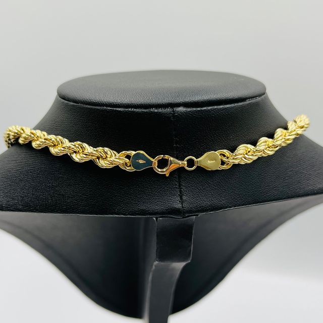 CORDÃO SALOMÓNICO. Oco. Ouro 18k.