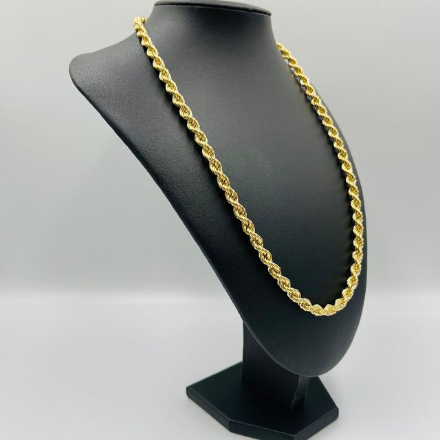 CORDÃO SALOMÓNICO. Oco. Ouro 18k.