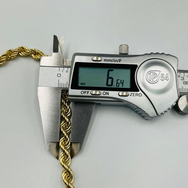 CORDÃO SALOMÓNICO. Oco. Ouro 18k.