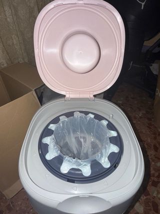 Papelera Tommee Tippee Rosa y Gris