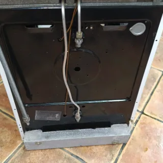 Cocina de gas butano con horno Lynx.