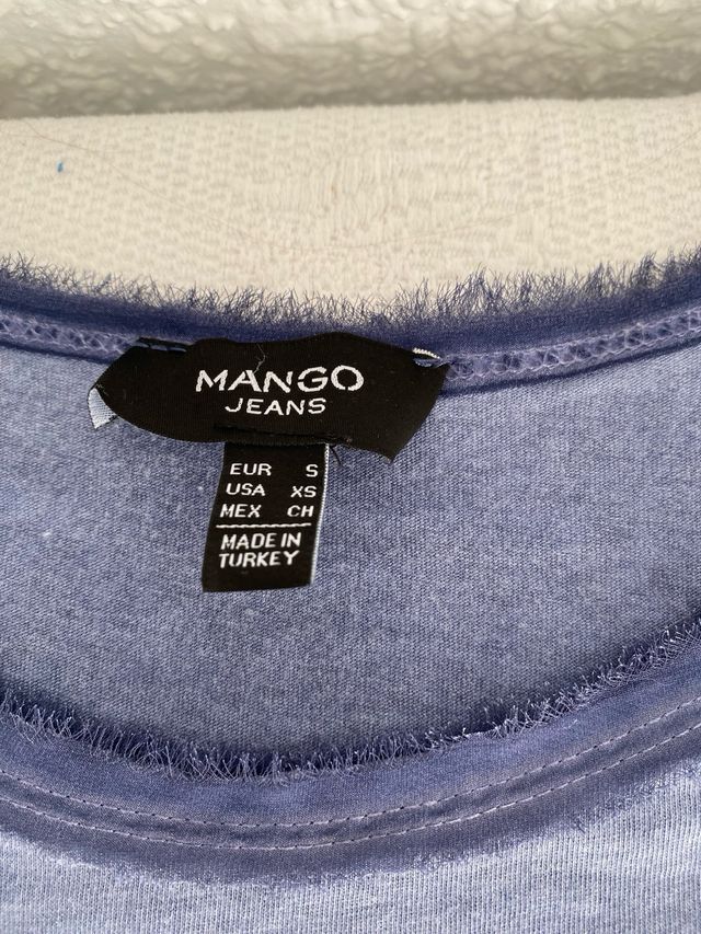 Vestido Mango Azul Talla S