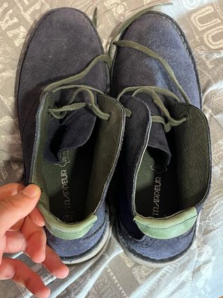Zapatos Trappeur Azul y Verde
