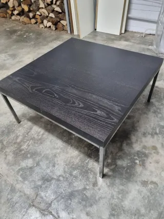 Mesa de centro Ikea madera y metal