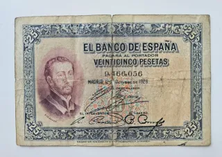 Billete 25 Pesetas Banco de España 1926