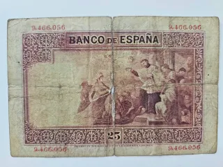 Billete 25 Pesetas Banco de España 1926