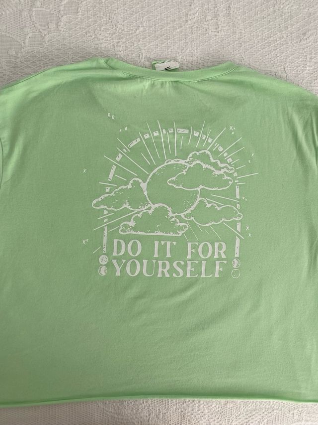 Camiseta verde talla única