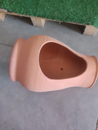 Tinaja de siembra de terracota