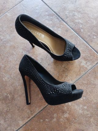 Zapatos tacón Marypaz negros talla 38