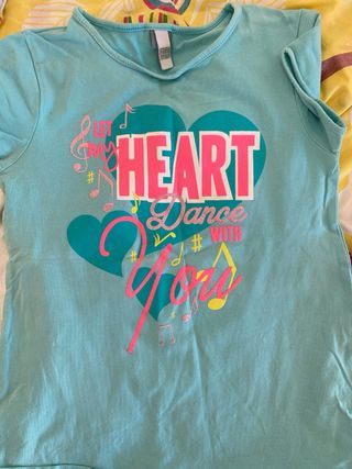 Lote 7Camisetas Niña Dibujos