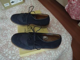 Zapatos niño azul talla 37