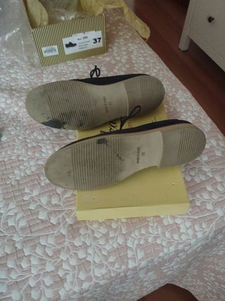 Zapatos niño azul talla 37