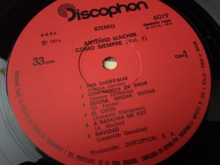 Vinilo Antonio Machin Como Siempre Vol. 2
