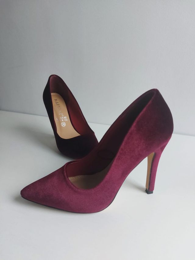 Scarpe con tacco alto viola Marypaz taglia 36
