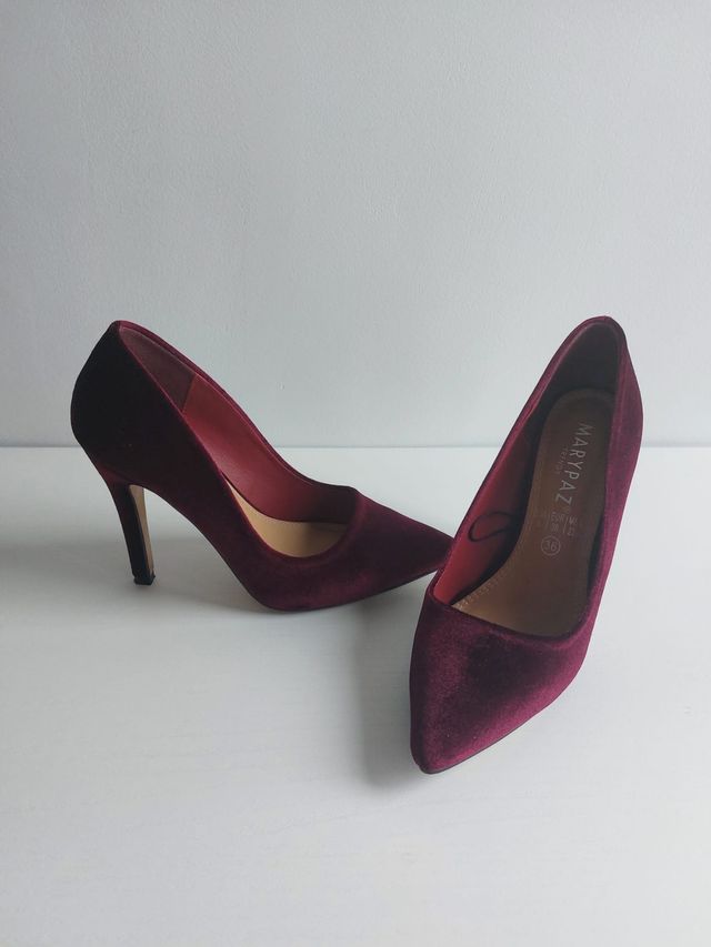 Scarpe con tacco alto viola Marypaz taglia 36