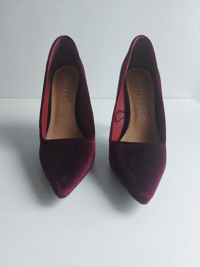 Scarpe con tacco alto viola Marypaz taglia 36