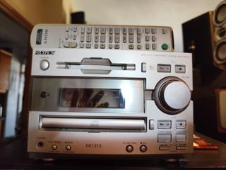 SONY DHC-MD 313 Amplificador, minidisc + cd 