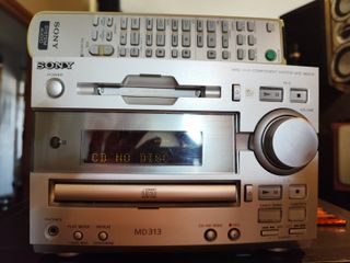 SONY DHC-MD 313 Amplificador, minidisc + cd 