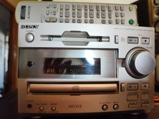 SONY DHC-MD 313 Amplificador, minidisc + cd 