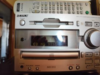 SONY DHC-MD 313 Amplificador, minidisc + cd 