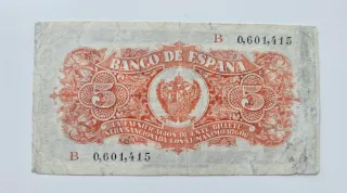 5 Pesetas Banco de España 1937
