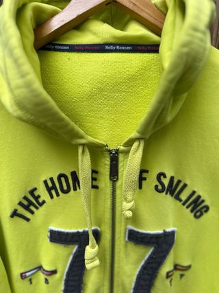 Sudadera Helly Hansen Cremallera Verde Únicas