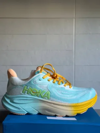 Hoka Clifton 10 Zapatillas Running Azul/Amarillo