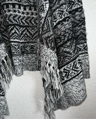 Cárdigan Vero Moda punto flecos talla única