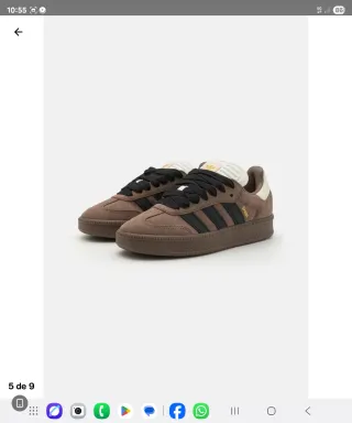 Zapatillas Adidas Samba Marrones Talla 42