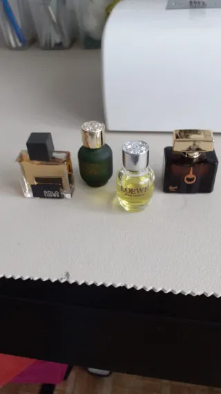Miniaturas Perfume Loewe (Oro, Verde)