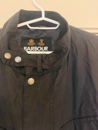 Chaqueta Barbour Duke Waxed Negra