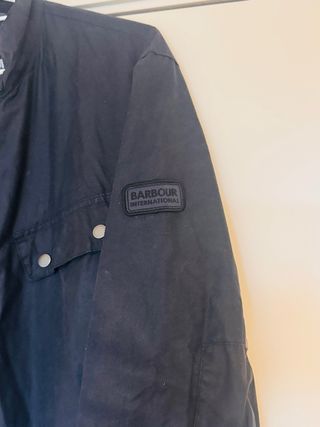 Chaqueta Barbour Duke Waxed Negra