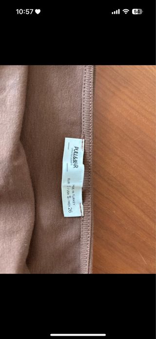 Vestido marrón tirantes Pull&Bear