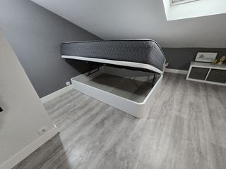 Camas: base tapizada, canapes y colchones. NUEVOS