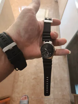 Reloj Puma Hombre Negro y Plateado