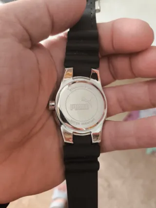 Reloj Puma Hombre Negro y Plateado