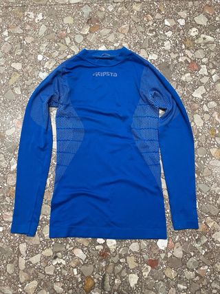 Sudadera Kipsta azul manga larga