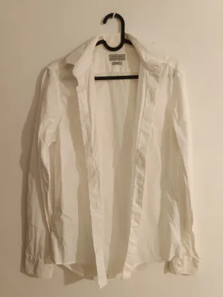 Camisa Zara Blanca Talla 38 (equivale a S)