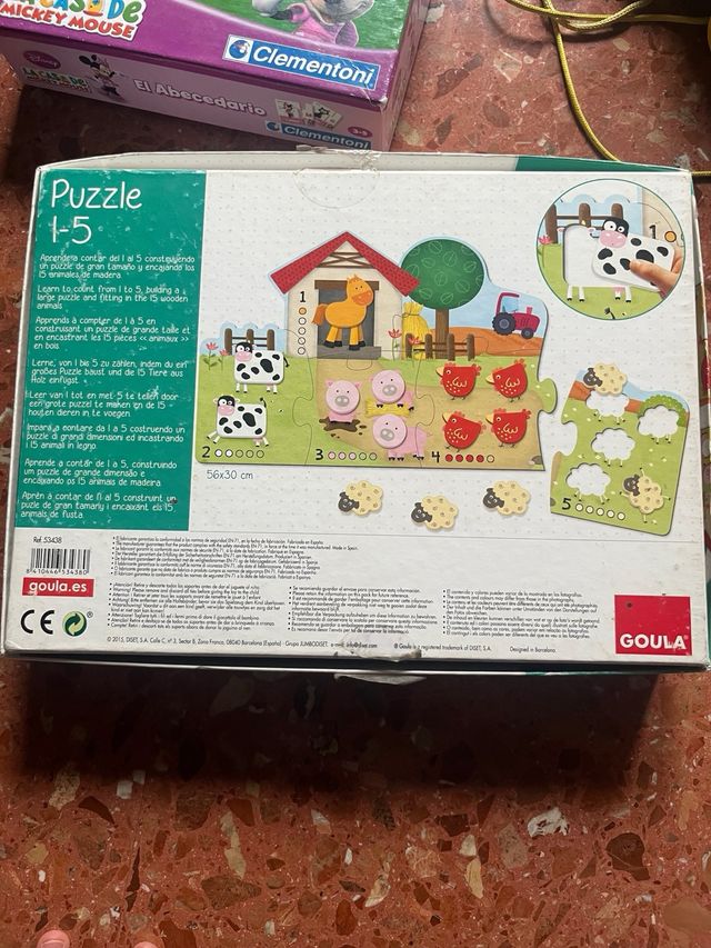 Lote Juguetes Preescolar: Clementoni y Goula