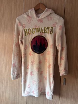 Camisón polar Harry Potter beige y rosa