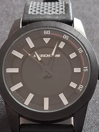 Reloj Skechers Negro y Plateado