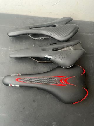 Sillín de Bicicleta con railes de carbono