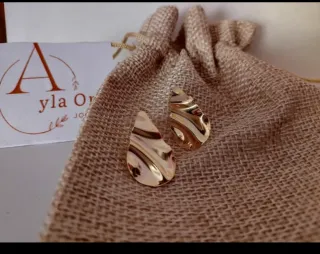Pendientes Oro 18k Bañados